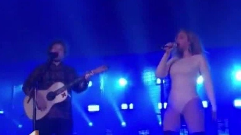 See Beyonce, Ed Sheeran perform epic duet