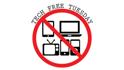 Tech Free Tuesday Pledge