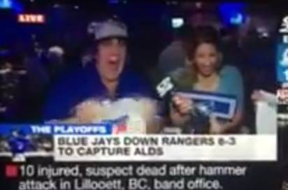 AWKWARD: Woman Misunderstands And Thinks She Won Playoff Tickets During Newscast