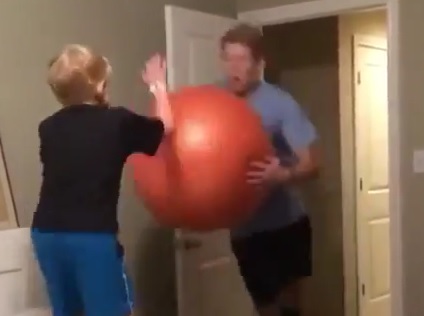 Video: This Is Why You Don’t Hit People With An Exercise Ball