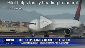 VIDEO: Delta pilot turns plane around so family can get to funeral