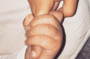 Kim K’s first pic of Saint West