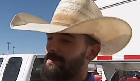 Two Cowboys Rope Cattle On Highway And Give A Crazy Interview!