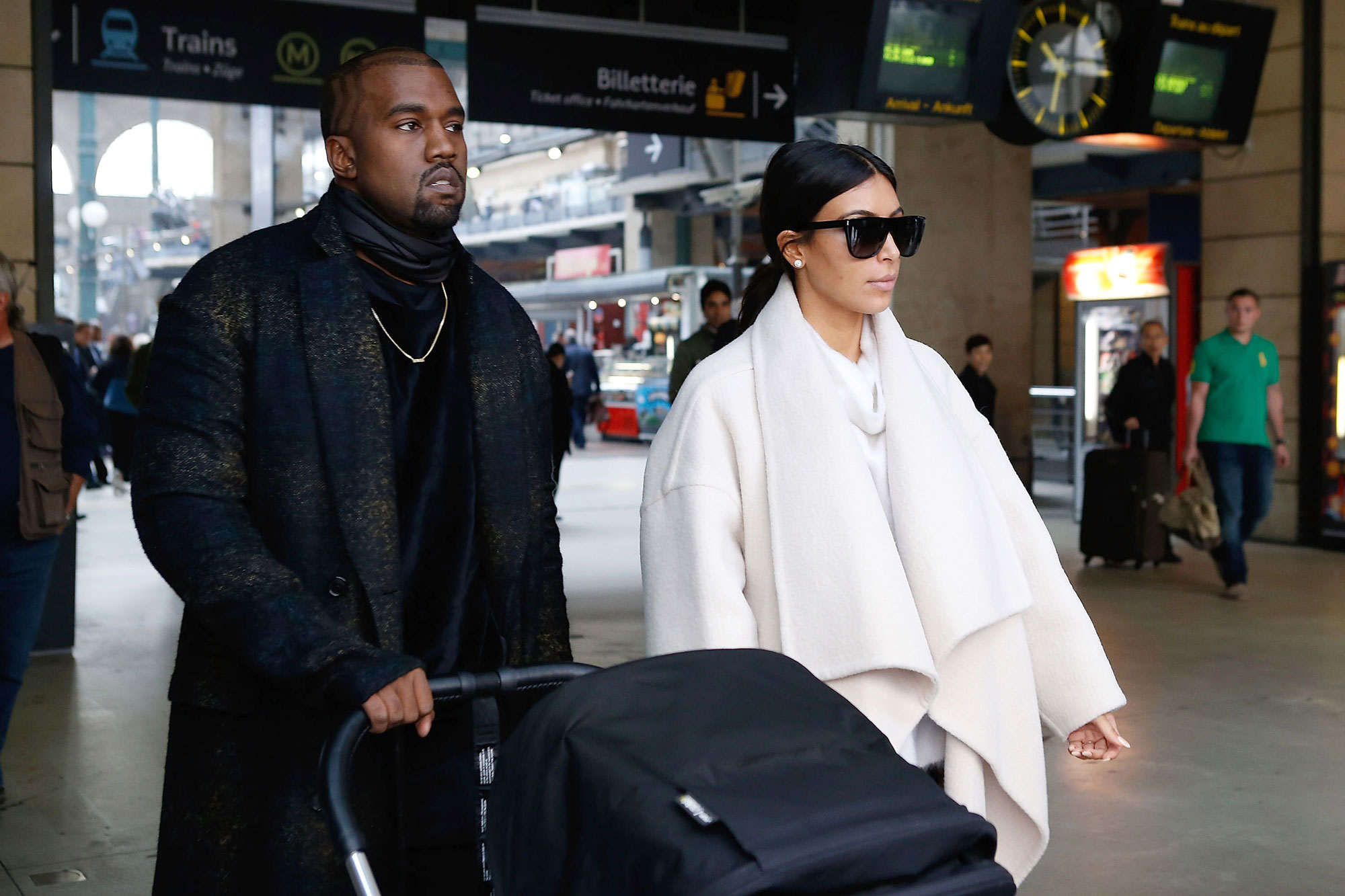 PICS: Saint West Become Public