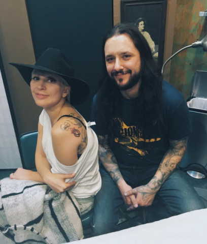 Lady Gaga Represents Unity With New Tattoo